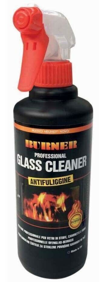 Burner glass cleaner