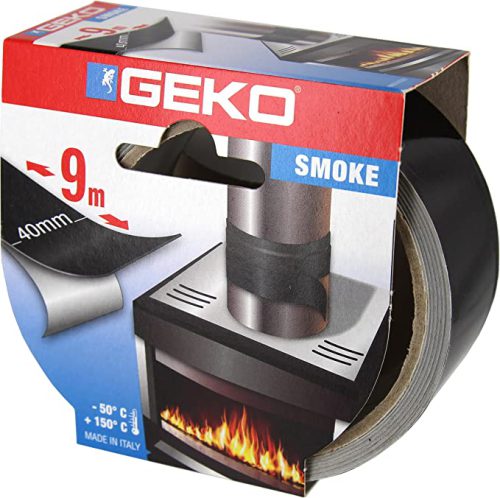 Geko smoke nastro adesivo in alluminio nero